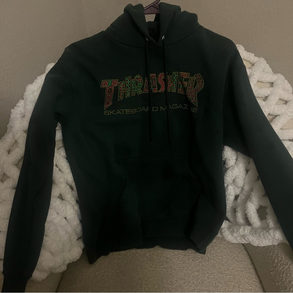 Thrasher Green Hoodie